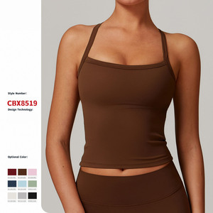 GCWAVE cepillado hermosa espalda Chaleco de Yoga de secado rápido fitness Top ropa exterior correr deportes chaleco mujeres - Product Image 2