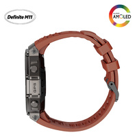 Montre connectée sport GPS Definite M11-DM58 avec écran AMOLED de 1,43 pouce, étanche 5 ATM, altimètre, boussole, logo de démarrage personnalisé, vente en gros