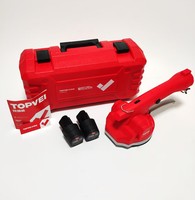 TOPVEI V07-1 (une batterie) Machine professionnelle de pose de carreaux de céramique pour le sol Vibrateur de pose de carreaux