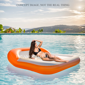 <span class=keywords><strong>Piscina</strong></span> inflable cama flotante silla cómoda al aire libre tumbona playa colchón de natación - Product Image 3