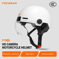 Casque Caméra Enregistreur Sport Action Caméra Construit en 32G avec Avertissement Feu Arrière et Lampe de Poche LED Avant