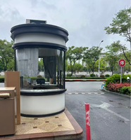 Kiosque temporaire portable très demandé, maison préfabriquée, casier de sécurité, poste de garde préfabriqué, conteneur de sécurité, camion-restaurant