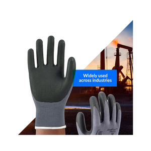 Gants d'impact de champ pétrolifère de qualité supérieure Gants de sécurité de protection contre les coupures de paume en nitrile - Product Image 1