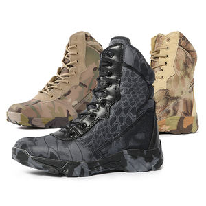 Maßge schneiderte Herren stiefel Feld tarnung Wanderschuhe Kampf Wüsten schuhe Training schwarze taktische Stiefel - Product Image 5