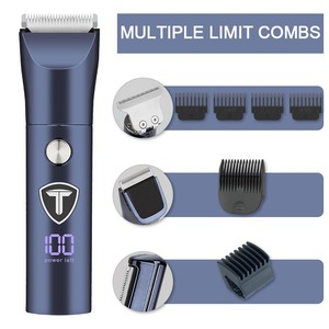 <span class=keywords><strong>Tondeuse</strong></span> corporelle pour hommes et rasoir tout-en-un <span class=keywords><strong>Kit</strong></span> de toilettage 5 en 1 avec fonction de coupe des cheveux nez sourcils - Product Image 3