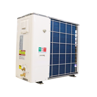 AOKOL Inverter suhu rendah belah R32 sumber udara Mini pabrikan Tiongkok 8-10kw A +++ sistem pompa pemanas udara ke Air panas musim dingin