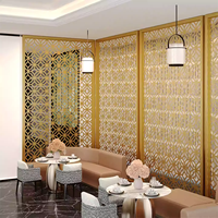 Paravents en acier inoxydable modernes pour hôtel, restaurant, bureau, séparateurs de pièce, pliables, coulissants, écologiques, décoration, salon