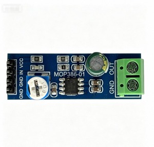 5V 12V LM386 <b>Speaker</b> Amplifier Module with Potentiometer Volume Control Mono Audio Power Board Radio Intercom DIY Electronics - Product Image 1
