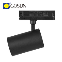 Rail lumineux LED d'intérieur 42W COB non dimmable en aluminium moderne, température de couleur 2700-7000K