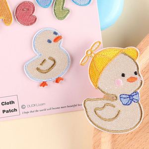 แพทช์ปักลายเป็ดน้อยสีขาวน่ารักแบบติดเองสำหรับเสื้อผ้า หมวก กระเป๋า - Product Image 3