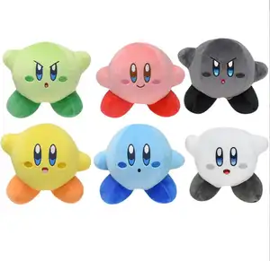 XUX 15CM Cute Kirby Plush Toy Cute Pillow Stuffed Anime Doll Plush Toys for Boys Girls Bed Decoration 4colors