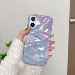 Funda para Teléfono ShanHai con Diseño 3D de Ondas de Agua para iPhone 16 15 14 13 ProMax, Pintura al Óleo de Acuarela, Cubierta Protectora - Product Image 4