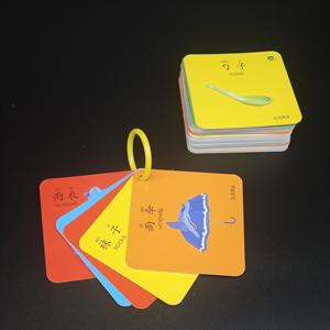 Tarjetas flash de estudio personalizadas fabricantes de inglés tarjetas de aprendizaje al por mayor servicios de impresión para niños educativos - Product Image 4