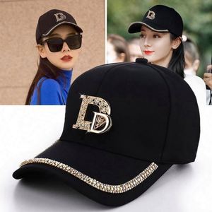 Wholesale High Quality Adjustable Baseball <b>Cap</b> With Rhinestone Letter LOGO for <b>Women</b> - Product Image 6