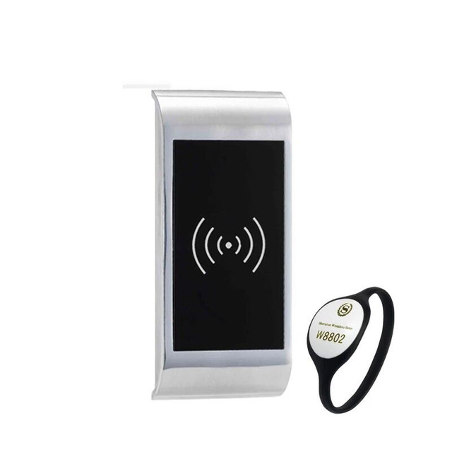 Hot Sale RFID Electronic Locker Smart Locks Gym Spa Zinc Alloy Magnetic Panel Latch with Electric Card Drawer Cabinet Lock
