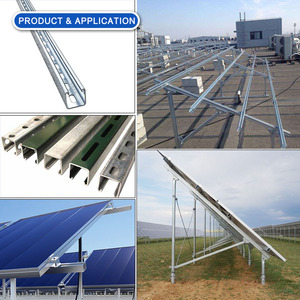 Staffa solare rullo formatrice cambio rapido <span class=keywords><strong>c</strong></span> Purlin Solar Strut Stent fotovoltaico staffa macchina formatrice - Product Image 6
