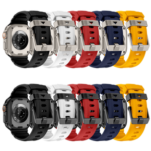 Correa de Repuesto Deportiva de Silicona de Alta Densidad Personalizada, Correa de Muñeca Suave y Transpirable para Apple Watch IWatch 11 10 - Product Image 2