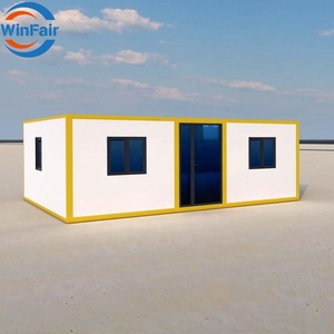 Casa Modular Prefabricada WinFair de 20 Pies, Casas Pequeñas Prefabricadas, Contenedor Económico con Dormitorio y Baño para Bungalow <span class=keywords><strong>en</strong></span> <span class=keywords><strong>la</strong></span> <span class=keywords><strong>Playa</strong></span> - Product Image 1