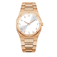Nouvelles montres minimalistes classiques de luxe ultra-fines pour hommes Orologio Uomo avec chiffres arabes et cadran bleu marine