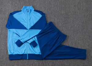 Combinaison d'entraînement unisexe à manches courtes, col rond, fermeture éclair intégrale, séchage rapide, automne-hiver, 25/26, vêtements de football des clubs européens de Barcelone - Product Image 5