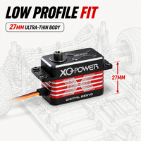 Servomoteur numérique brushless à profil bas 25KG XQ-BLS325 XQ-POWER 0.07s Servomoteur de direction rapide pour voiture RC Vente en gros OEM # Vente Flash #