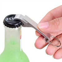 Mini décapsuleur et ouvre-boîte durable pour bouteilles de bière, porte-clés pour réunions annuelles et cadeaux de festival, logo personnalisé