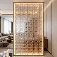 Paravent de séparation de pièce en acier inoxydable 304, style Art déco, finition dorée opulente, pour la décoration de mariage, la décoration de hall d'hôtel, la conception d'intérieur