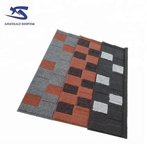 <span class=keywords><strong>Prix</strong></span> au mètre carré de tuiles et tôles de <span class=keywords><strong>toiture</strong></span> en métal revêtues de pierre, modernes et durables, en aluminium - Product Image 4