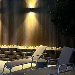 Ensemble complet de panneaux de clôture DIY en composite pour extérieur, revêtement WPC imperméable, revêtement co-extrudé - Product Image 5