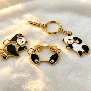 Factory Bulk Zinc Alloy Metal Key Ring Sets <b>Custom</b> Logo Personalised Charms Lobster Claw Clasp <b>Keychains</b> - Product Image 3