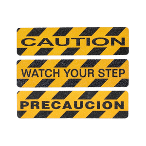 Cinta DE SEGURIDAD OEM Cinta antideslizante de PVC para exteriores Tiras para escaleras para suelos de mármol y escaleras Precaución Cinta antideslizante - Product Image 1