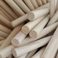Panneau de bois massif en paulownia, cylindrique, pour bricolage, matériel de construction artisanal, outil pédagogique