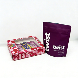 Nouvelle conception – Boîtes et sacs Mylar vides de 3,5 g, 7 g, 28 g, 3,5 g, porte-clés, sacs Mylar anti-odeur découpés à la forme avec fermeture éclair et fenêtre, 7 g - Product Image 6