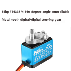 Ft6335m 8.4V 35kg không thấm nước kỹ thuật số mô-men xoắn cao 360 độ từ mã hóa thép bánh răng servo cho robot xe ô tô quadcopters công cụ - Product Image 2
