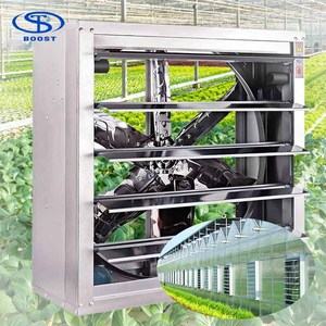 50인치 전기 해머식 가금류 농장 배기팬 (닭장, 온실용) OEM 및 ODM 맞춤 지원 - Product Image 1