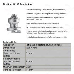 Clous de maintien JX100, clous de maintien haute performance pour bottes de pêche - Product Image 2