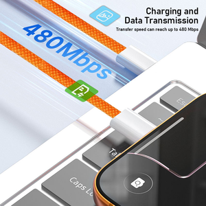 <span class=keywords><strong>Cable</strong></span> de Datos USB-<span class=keywords><strong>C</strong></span> a USB-<span class=keywords><strong>C</strong></span> de 1m 5A para <span class=keywords><strong>iPhone</strong></span>, <span class=keywords><strong>Cable</strong></span> de Carga Rápida de Nailon Trenzado PD 60W USB-<span class=keywords><strong>C</strong></span> a <span class=keywords><strong>Tipo</strong></span>-<span class=keywords><strong>C</strong></span> 6A - Product Image 3