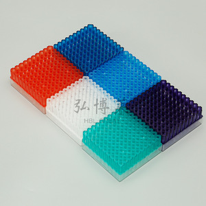 Hongbolai Caja Criogénica para Tubos de PC con 100 Compartimentos, Tapa Abatible, Roja y Reforzada para Uso en Laboratorio - Product Image 3