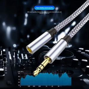 Câble d'extension <span class=keywords><strong>audio</strong></span> 3,5 mm mâle-femelle, compatible avec les microphones d'ordinateur, les casques et le chant KTV - Product Image 4