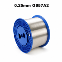 Kabel Serat Optik Bend Insensitive G657A2 Radius Tekuk 7.5mm Single Mode 9/125 Kerugian Tekuk Rendah untuk Ruang Sempit