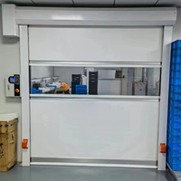 Conception sécurisée Logistique Portes rapides personnalisées Double porte coulissante à fermeture rapide Entreposage à froid Porte coulissante à grande vitesse