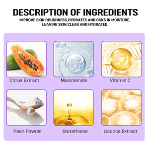 Gel exfoliant 2 en 1 à la papaye et aux raisins - Nettoyage en profondeur, éclaircissant, rafraîchissant, gommage pour le visage pour une peau éclatante 120g - Product Image 2