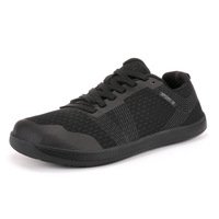 Chaussures minimalistes écologiques à marque privée, souples, à bout large, respirantes, avec empeigne tissée, à enfiler, pour la marche pieds nus