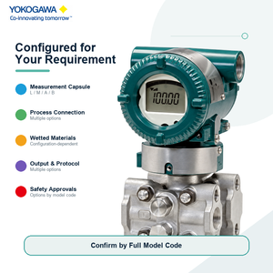 YOKOGAWA EJA310E, Sensor de Presión Absoluta con Carcasa de Aluminio Fundido con Bajo Contenido de Cobre, IP67, 4-20mA, HART, para Vacío y Químicos - Product Image 2