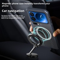 Casing Ponsel Anti Benturan Magnetik untuk Xiaomi 17 Pro Max 15 Ultra Graphene Cooling Phone Cover untuk Redmi Note 14 Pro K80