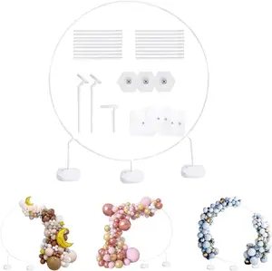 <span class=keywords><strong>Ballon</strong></span> flottant colonne <span class=keywords><strong>Support</strong></span> route guidage disposition <span class=keywords><strong>ballon</strong></span> arc pour anniversaire mariage bébé douche fête décor - Product Image 1