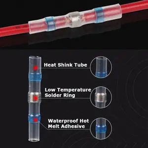 SST-SS35 2.5-4.0mm2 AWG14-12 전기 절연 스페이드 맞대기 조인트 솔더 씰 케이블 커넥터 와이어 연결 용