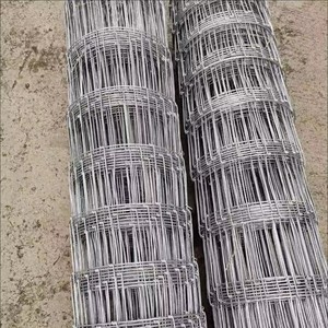 Malla de alambre de hierro galvanizado en caliente para cercas de pastizales, con nudos fijos, de alta resistencia, con orificios cuadrados, para ganado y ovejas - Product Image 3