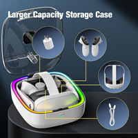 Station de charge universelle RGB JYS-MQ002 pour Meta Quest 3 VR, sac de rangement protecteur, chargeur