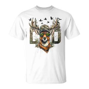 T-shirt Camo Dad Hunting Deer pour la fête des pères, Hunter Dad - Product Image 1